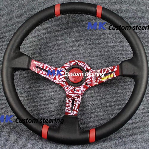 Volante sportivo momo rosso