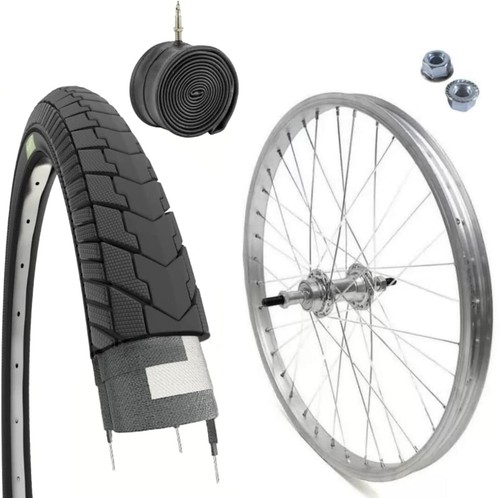 Ruota posteriore bici 24x1 - ruota,