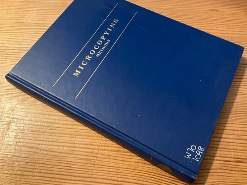 Microcopying methods technical - methods,