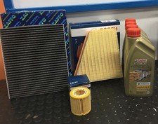 KIT TAGLIANDO 3 FILTRI 4LT CASTROL 5W30 VW POLO 6R 6C 1.2 BENZINA 70CV DAL 2009