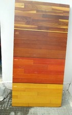 Tavola campionario parquet noce afromisia doussie' rovere legno metri 2x1 