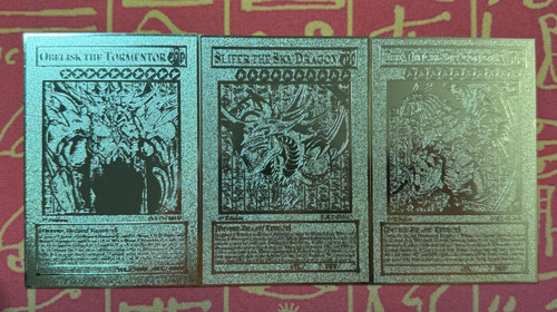 Yugioh egyptian god set - egyptian, gold