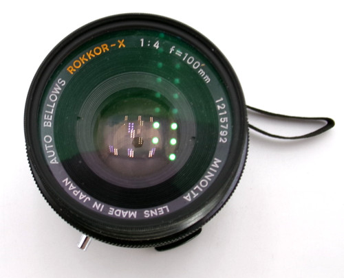 Minolta rokkor 100 f4 - 100, mm