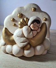 Lampada Thun Nuova,angelo sulla Luna,senza scatola ,ceramica-resina design...