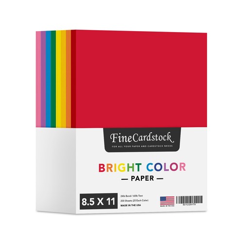 Carta colori brillanti 8 - colori,