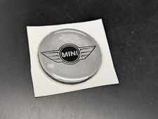 MINI Ø 35MM LOGO ADESIVO 3D SIGLA EMBLEMA FREGIO STEMMA SCRITTA BADGE TARGA NOME