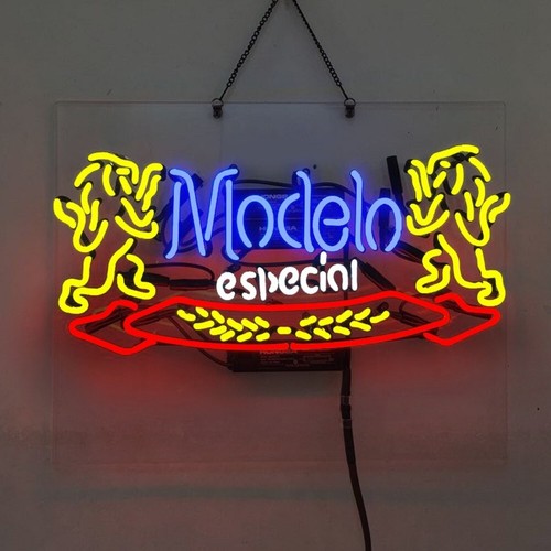 Insegna neon birra - birra, modello