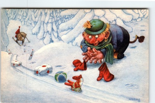 Cartolina natale svedese - cartolina,