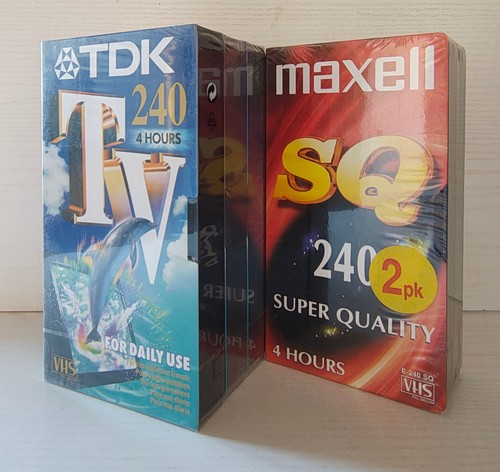 Videocassette vhs vergini - 5,