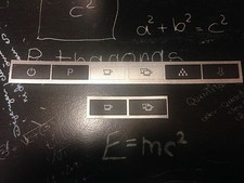 Adesivo simbolo tasti Jura