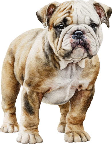 Adesivi auto bulldog inglese - adesivi,