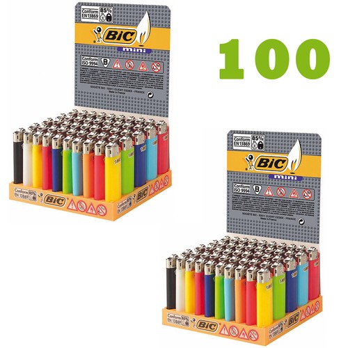 100 accendini bic - 100,