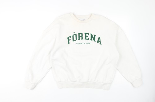 Felpa donna fórena bianca con - donna,