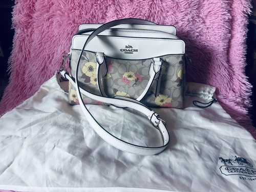 Borsa coach signature floreale - signature,