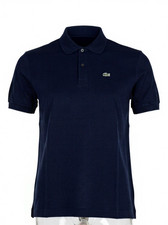 Polo lacoste cotone navy - in,