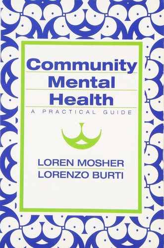 Community mental health a - community,
