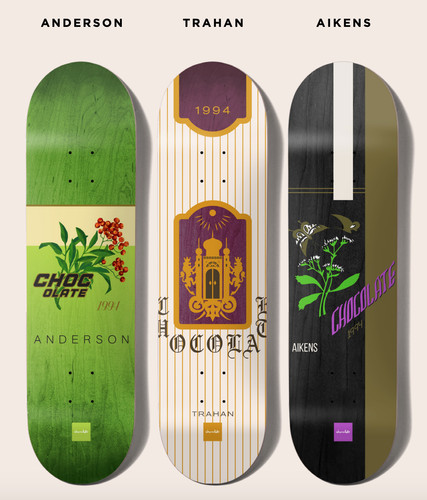 Chocolate skateboards burn - chocolate,