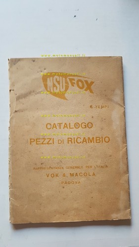 Nsu fox 125 - fox, '50