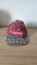 Rare Supreme Colorful Paisley Print Cap Cappellino Adjustable Strap ~  One Size
