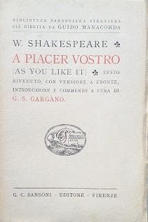 Piacer vostro you - piacer, (as