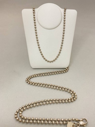 Collana catena sfera lunga - catena, a