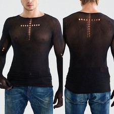 T-shirt uomo sexy maglia