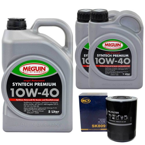 Kit olio motore - olio, 10w-40