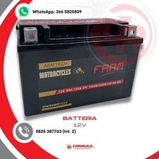 Batteria CBTX9BS YTX9BS 12V Moto Scooter AGM Sigillata YAMAHA 125-250 SUZUKI