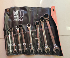 Serie di 8 chiavi combinate a criccheto USAG, Cod. Prod. 285 KA/B8 - NUOVO