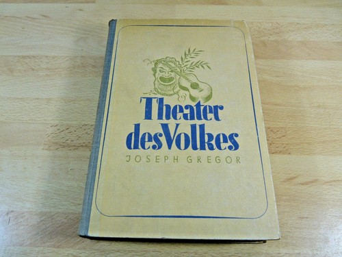 Joseph gregor theater des - joseph, gregor: