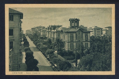 973 cartolina chiavari corso - 973,