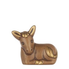 THUN® Asinello Marrone Statuine Presepe Classico Ceramica I Classici