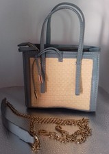 Borsa a mano Zara: blu uovo