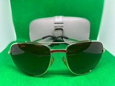 Occhiali da sole Vintage DUNHILL 6029 43 59-17 135 sunglasses gold  Austria 80's