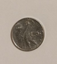 50 LIRE PICCOLE ANNO 1991