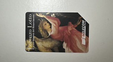 2877 SCHEDA TELEFONICA USATA LORENZO LOTTO 10000 LIRE OTTIME CONDIZIONI