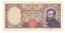 10000 LIRE MICHELANGELO DECR
