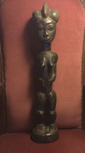 Statua donna baoulé - donna,