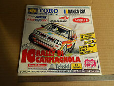 PROGRAMMA RALLYE RALLY 1991 CARMAGNOLA OPEL CONRERO LANCIA DELTA HF 5 TURBO ETC