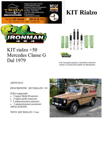 Kit rialzo off - , ironman