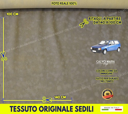 Tessuto velluto fiat uno - tessuto, sx