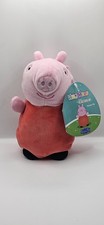 NUOVO, Originale Squishmallows Hug Mees PEPPA PIG 7" PELUCHE