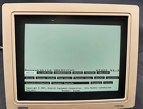 Dec digital vt320 - dec, ascii
