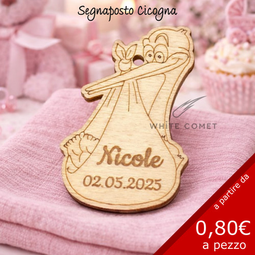 Tag segnaposto legno - tag, in