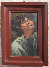 Quadretto, dipinto ad olio su