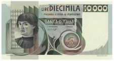 10000 LIRE RITRATTO D'UOMO A