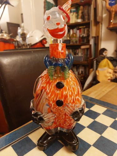 Decanter pagliaccio vetro