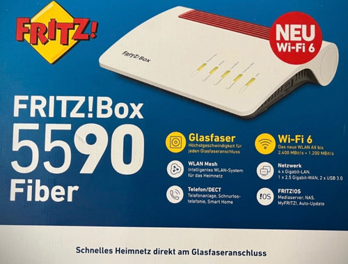 Avm fritz box 5590 - 5590, fiber