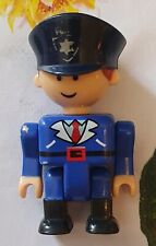 Vintage Little People Knex People Policeman 3" Toy Figure