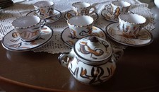 Servizio Té Da 6 In Art Decó Anni '40